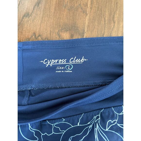 Cypress Club Navy Floral Golf Athletic Skort Large - Picture 6 of 7
